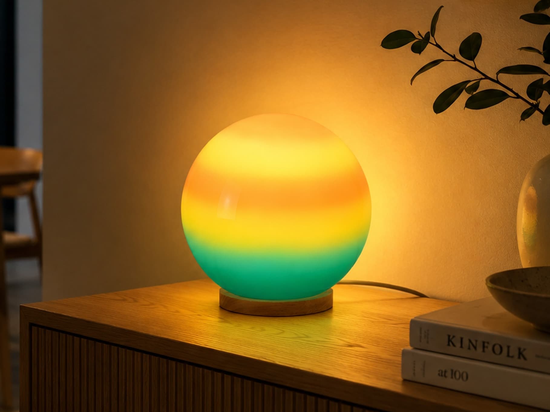 Sunny Beach table lamp by J. J. Finnbogason — Konsole im Wohnzimmer